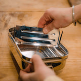 Jumbo 2-in-1 Stainless Steel Lunchbox