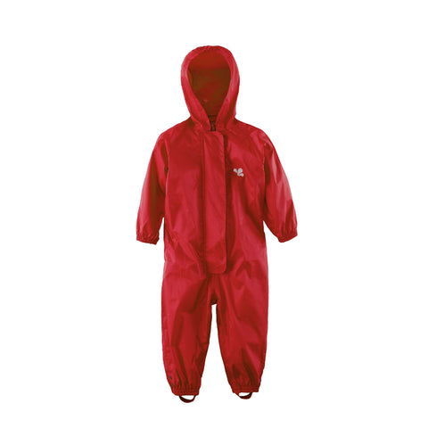Kids' Waterproof Puddlesuit (Red)