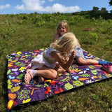 Pacmat Family Size Picnic Blanket: Nature Trail