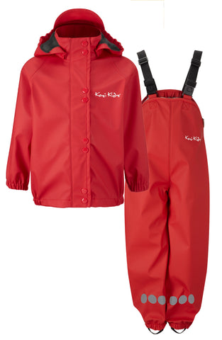 PU Waterproof Rain Set (ages 2 - 3yrs)