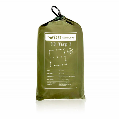 DD 3m x 3m tarpaulin recycled