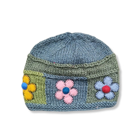 Felt Flower Beanie