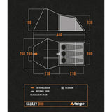 Galaxy 300 3-person tent