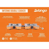 Inferno Double Gas Cooker
