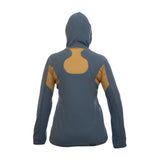 Women's Velez Grid Fleece - Indigo Blue/Cumin