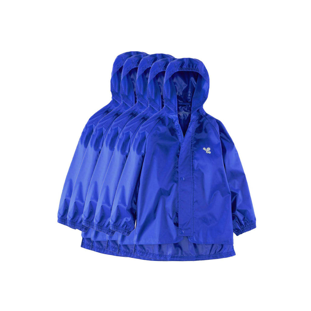 Set of 10 Children's Waterproof Jackets (Blue)1