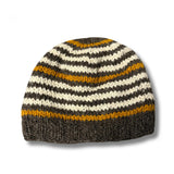 Striped Wool Beanie Hat