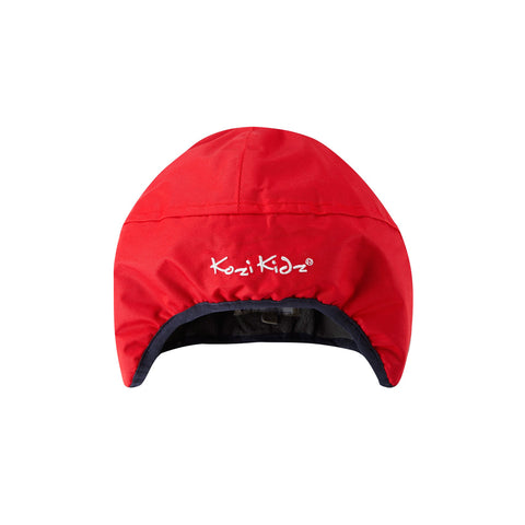 Early Years Rain Hat Fleece-lined (red for ages 18-24 months)