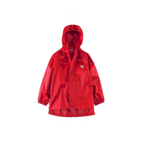 Kids' Waterproof Jacket (Red)
